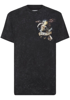 Philipp Plein logo-print cotton t-shirt - Black