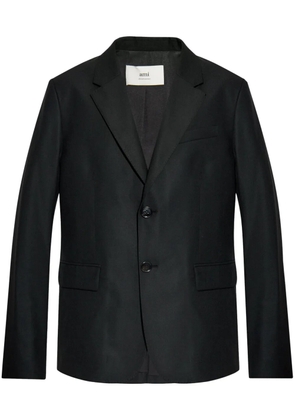 AMI Paris wool single-breasted blazer - Black