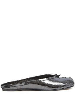 Maison Margiela Tabi leather miles - Black