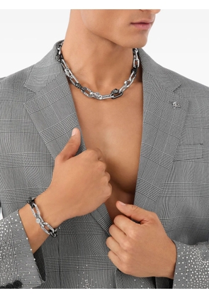 Philipp Plein cable-link bracelet - Silver