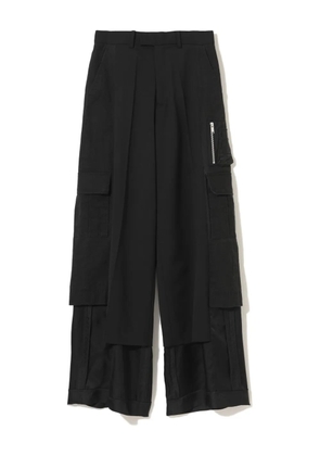 Undercover layered cargo trousers - Black