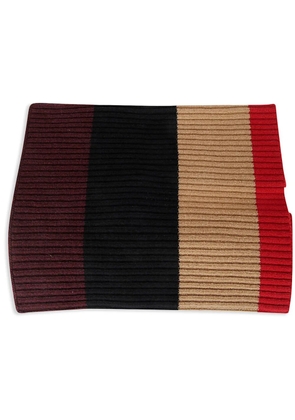 colville folded ribbed knit scarf - Red