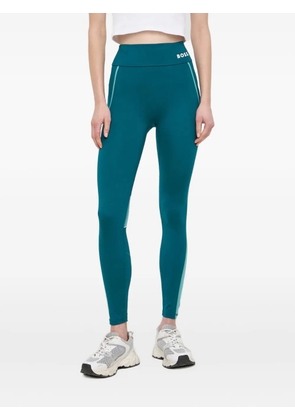 BOSS panelled high-waisted leggings - Green