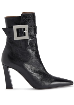 Giuseppe Zanotti 90mm Seattle Bootie buckle boots - Black