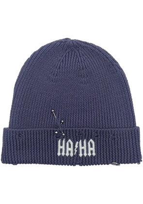 Haculla Ha Ha wool beanie - Purple