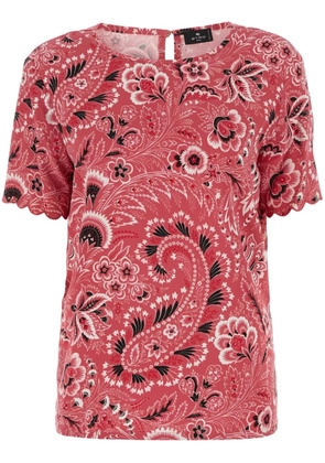 ETRO paisley-print blouse - Red