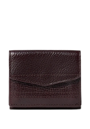 LEMAIRE trifold gear coin wallet - Brown