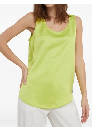 HUGO scoop-neck top - Yellow