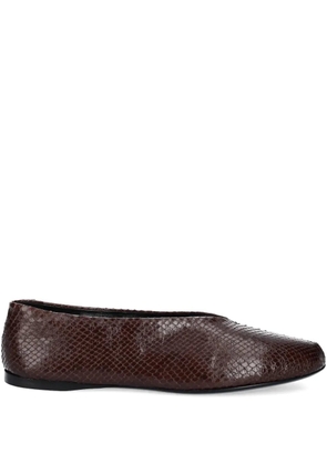 Proenza Schouler leather ballerina shoes - Brown