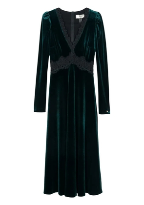 NISSA logo-plaque maxi dress - Green