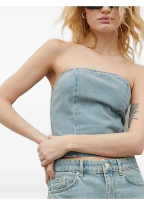 Won Hundred open-back top - Blue