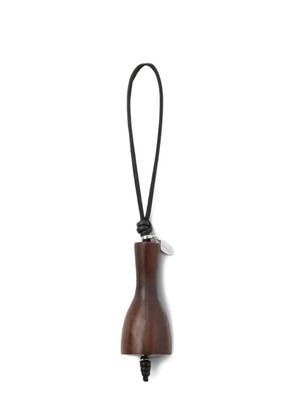 LEMAIRE leather bag charm - Brown