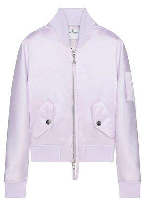 Courrèges satin bomber jacket - Pink