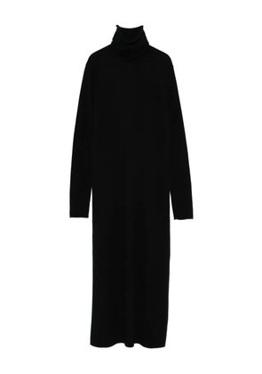 Lisa Yang turtleneck midi dress - Black