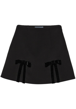 Prada Natté mini skirt - Black