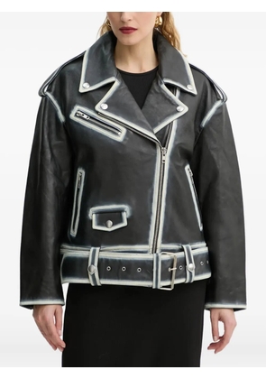 STAND STUDIO Irene belted jacket - Black