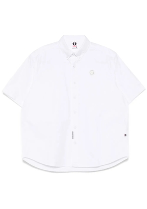 AAPE BY *A BATHING APE® AAPENOW moonface-logo shirt - White