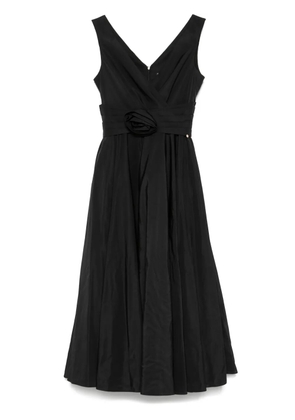 NISSA sleeveless midi dress - Black
