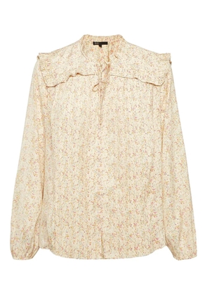 Maje floral-print shirt - Neutrals
