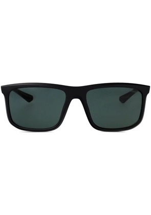 Emporio Armani square-frame matte sunglasses - Black