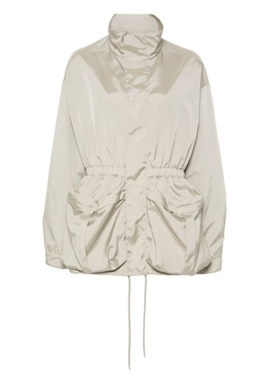 WARDROBE.NYC drawstring zip-up parka - Neutrals