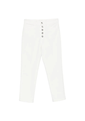 DONDUP buttoned denim jeans - White
