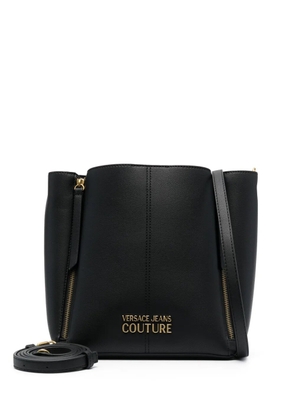 Versace Jeans Couture logo-plaque crossbody bag - Black