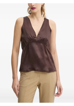 Day Birger Et Mikkelsen v-neck gathered top - Brown