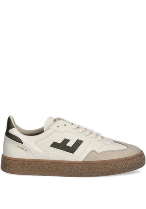 Flamingos Burela logo-detail leather sneakers - White