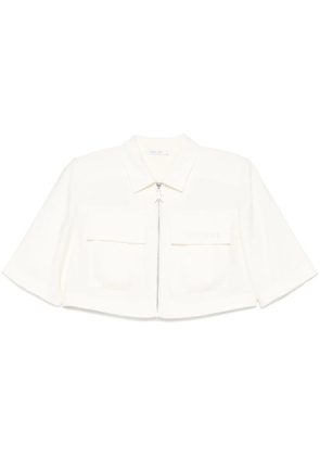 Patrizia Pepe cropped shirt - White