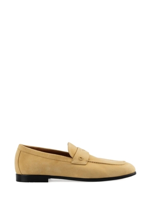 Ferragamo penny-slot suede loafers - Neutrals