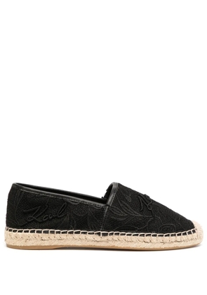 Karl Lagerfeld Kamini Orchid espadrilles - Black