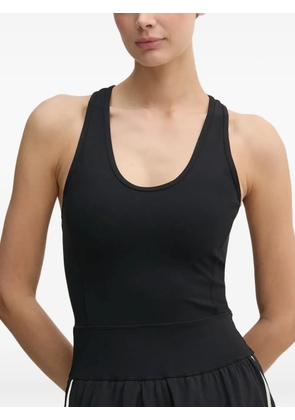 P.E Nation round-neck logo-print playsuit - Black