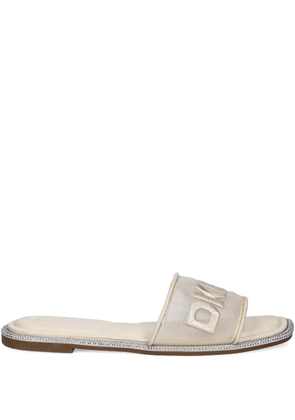 DKNY logo slides - Neutrals