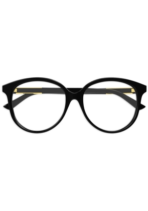 Gucci Eyewear logo-lettering glasses - Black