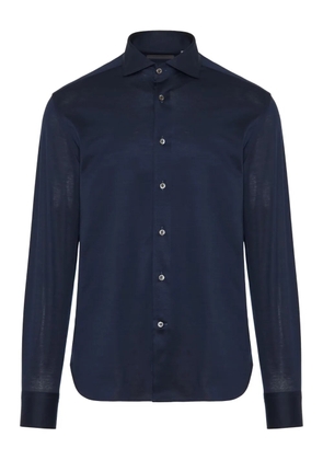 Corneliani long-sleeved button-fastening shirt - Blue