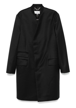 Maison Margiela cavalry-twill wool coat - Black