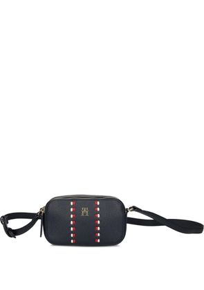 Tommy Hilfiger logo stripe satchel - Black