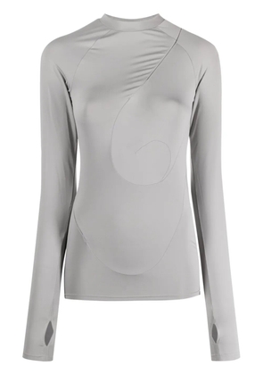 Post Archive Faction panelled jersey T-shirt - Green