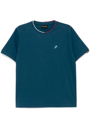 SPORT b. by agnès b. flat-knitted T-shirt - Blue