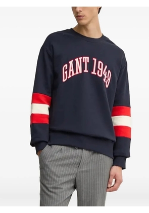 Gant logo-embroidered sweatshirt - Blue
