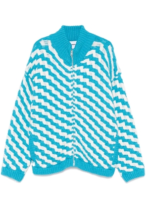 Bonsai zip-up cardigan - Blue