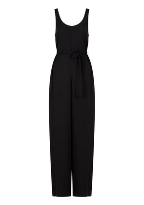 Armani Exchange belted jumpsuit - Black