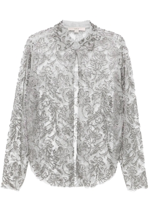 REMAIN open-front shirt - Grey