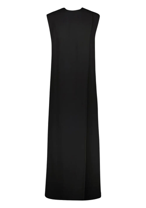 Yves Salomon maxi silk dress - Black