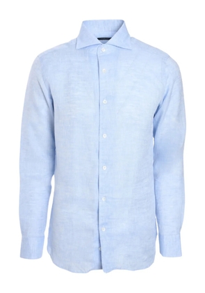 Tombolini linen shirt - Blue