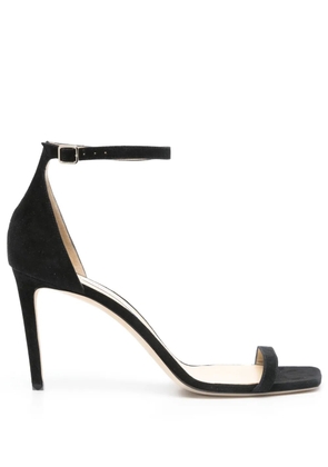 Jimmy Choo Pre-Owned 85mm Alva sandals - Black