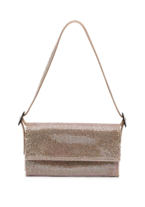 Benedetta Bruzziches Vittissima rhinestone-embellished shoulder bag - Gold