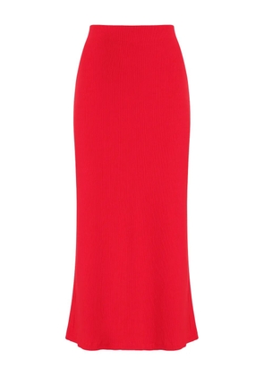 Gloria Coelho x Isabella Fiorentino split midi skirt - Red