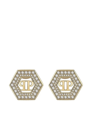 Philipp Plein Legacy crystal-embelished earrings - Gold